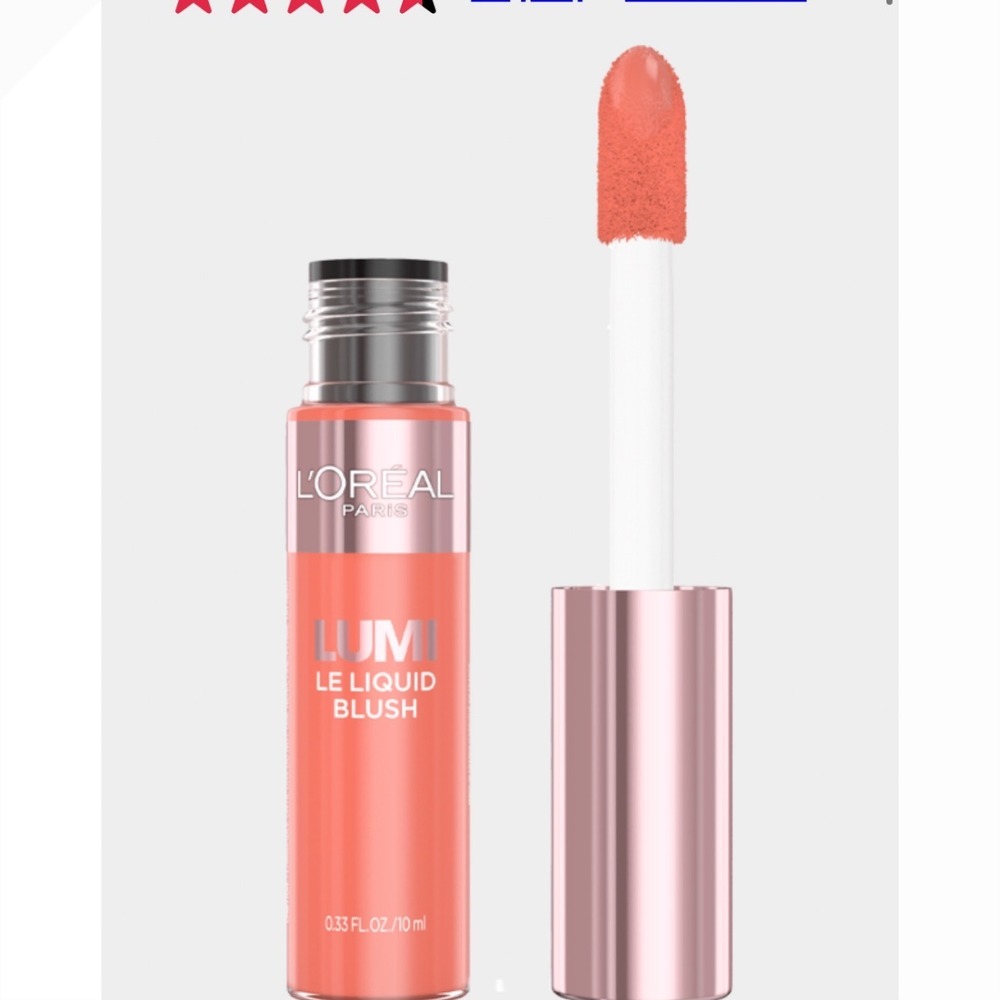 L'Oreal Paris Lumi Le Liquid Blush 610 Dewy Rich Coral 0.33oz Makeup